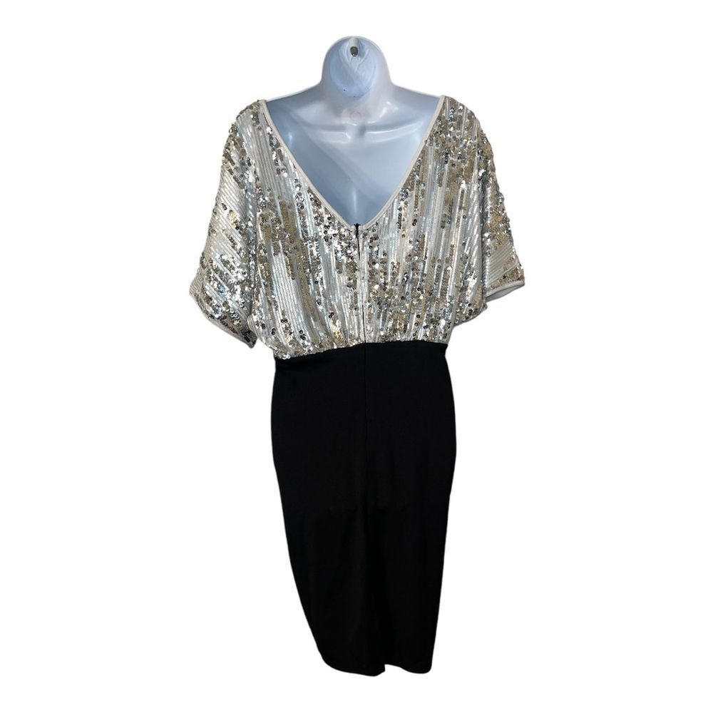 Women's Dress M Black Silver - Picture 2 of 5